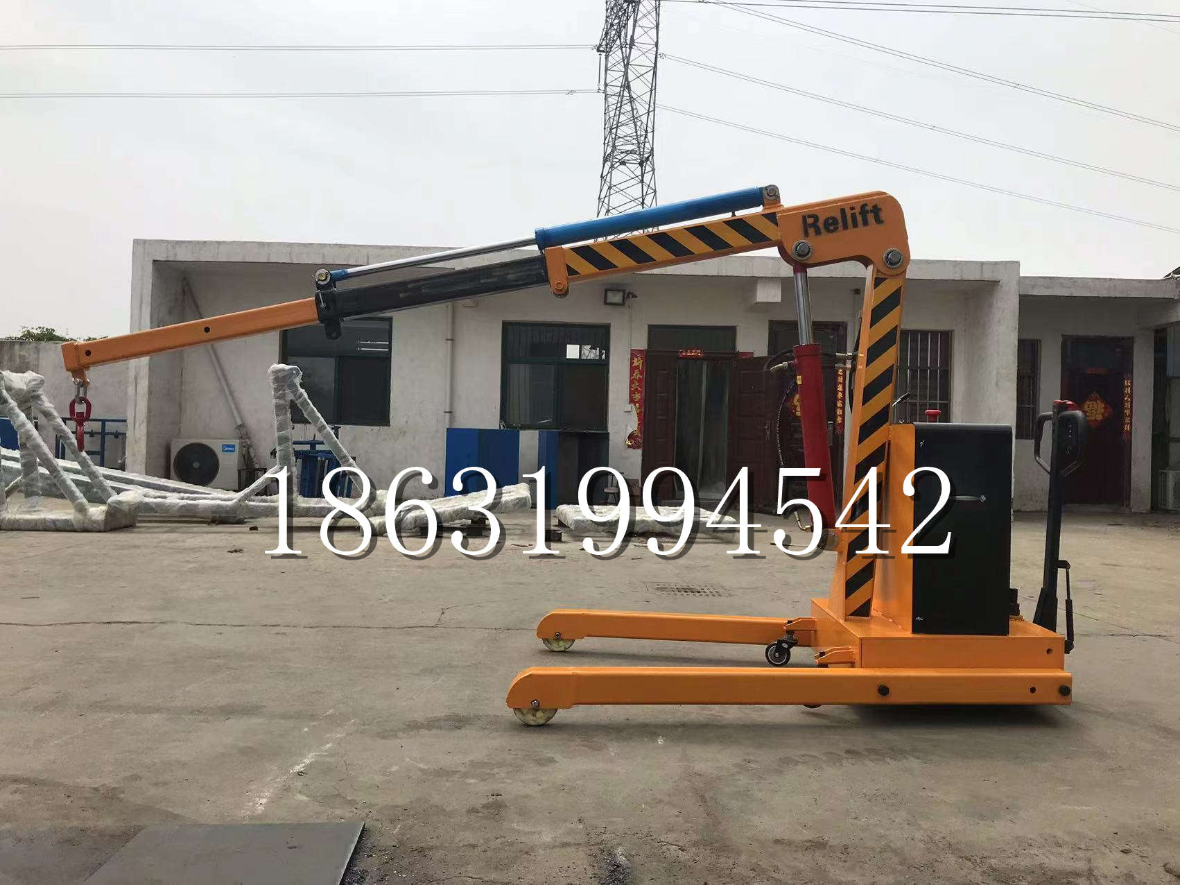 农安县久征定做3吨三轮随车吊 农用园林绿化移树吊 平板工程用小吊机