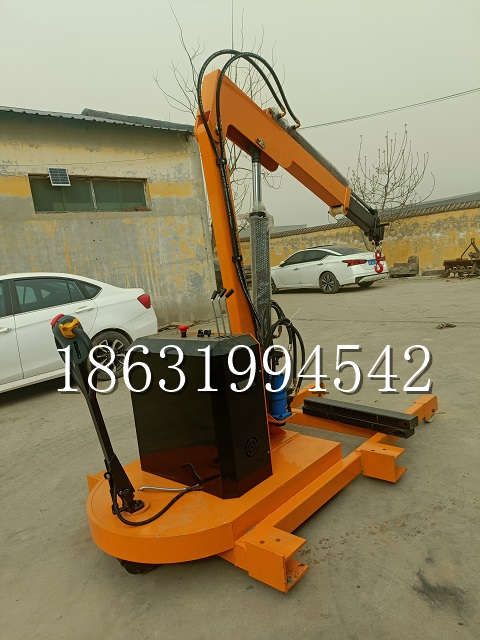 农安县自卸车厢随车吊 自制轮式四不像起重机 四驱平板吊 5吨 贵盛